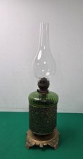 Vintage brass oil lamp with - vintage,
