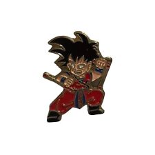 1989 GOKU with TONFAS Lapel Pin 1" x 0.8" (2.5 x 2 cm) Vintage Dragon Ball Toei 