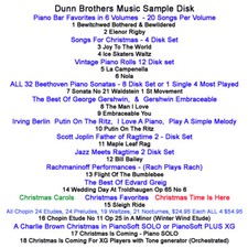 Sample disk 18 Piano SOLOS