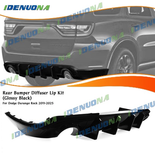 Gloss black rear bumper lower - rear,