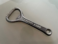 Vintage Crown Cork metal bottle opener - 3.5 inches