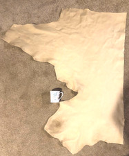 Large Leather Hide Offcut x1 -Russet Grey