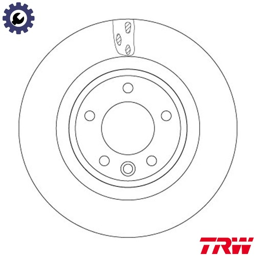 Brake disc df6956s for land - brake,