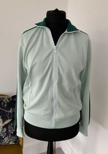 Zara Women’s Tracksuit Casual Two/Tone Dark Green & Lime Zip Up Top Size Small