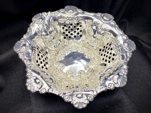 Solid silver bon dish - bon,