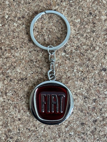 Metal fiat keyring keychain - , keyring/keychain