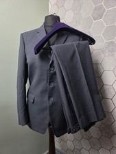 Vintage 50s Barkers of Kensington Made to Measure Grey Wool Suit - 40C 32W 32S 