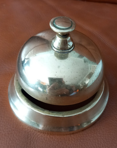 Vintage brass hotel shop - brass,