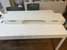 IKEA Alex Add On Desk Unit With Drawers White