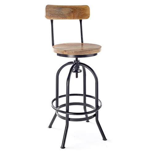 Solid mango wooden bar kitchen - solid,