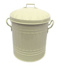 15 Litre Colour Mini Metal Bin Small Dustbin Rubbish Bathroom Toy Storage made i