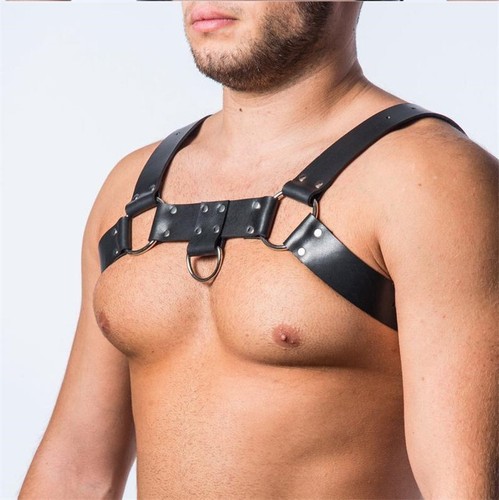 Leather butch chest harness - butch,