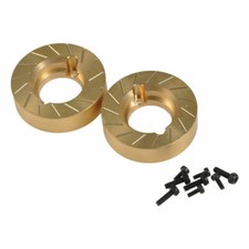 1Pair Heavy Brass Knuckles Weights/Cups For 1:10 RC Crawler Axial SCX10II 90046