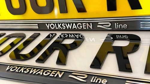 Volkswagen line 3d car - 2x,
