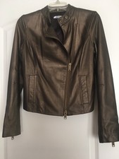 DKNYC BRONZE LEATHER MOTO