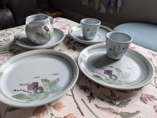 Vintage Buchan Scottish Thistle Pottery