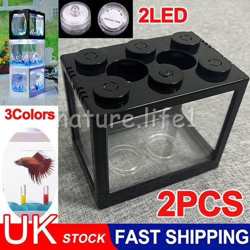 2pcs mini fish tank - tank, aquarium