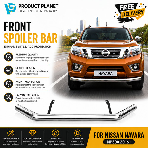 Front spoiler bar for - bar, nissan