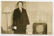 Woman and Early Retro TV