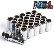 Chrome Tuner Wheel Nuts x 20 12x1.25 Fits Nissan 350Z 370Z Nismo Fairlady