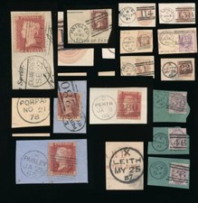 SCOTLAND QV DUPLEX POSTMARKS