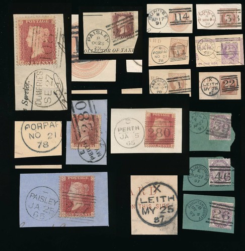 Scotland duplex postmarks - duplex,
