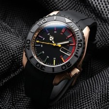 Custom 40mm black rose diver - 40mm,