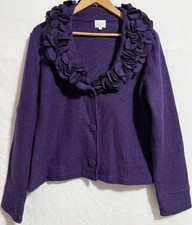 Kaliko Purple Pure Wool Casual