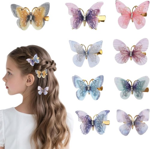 Pcs butterfly hair clips - pcs,