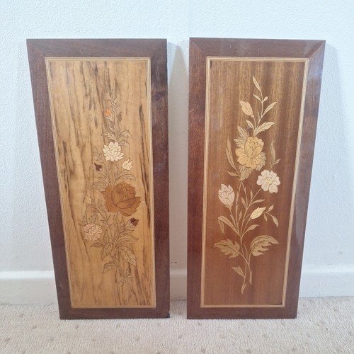 Vintage marquetry wall panel - vintage,