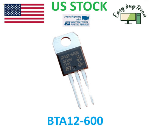 10pcs bta12 600b triac - bta12-600b,