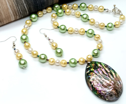 Mixed gemstone necklace - gemstone,