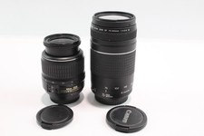 Vintage Autofocus Camera Lenses Inc Canon 75-300mm & Nikon 18-55mm Working  x 2