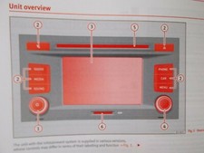 SEAT MEDIA TOUCH SCREEN RADIO - AUDIO HANDBOOK. LEON ALTEA TOLEDO EXEO IBIZA