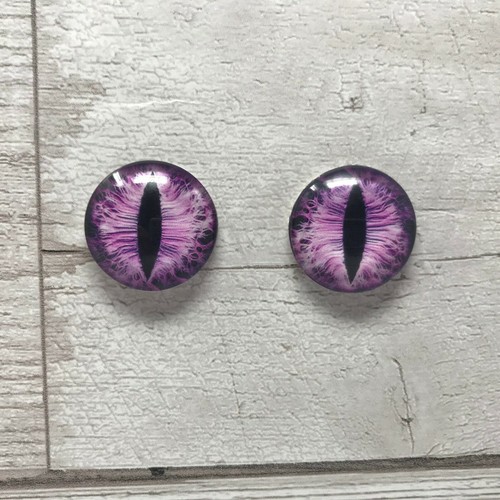 Purple glass eyes great - , for