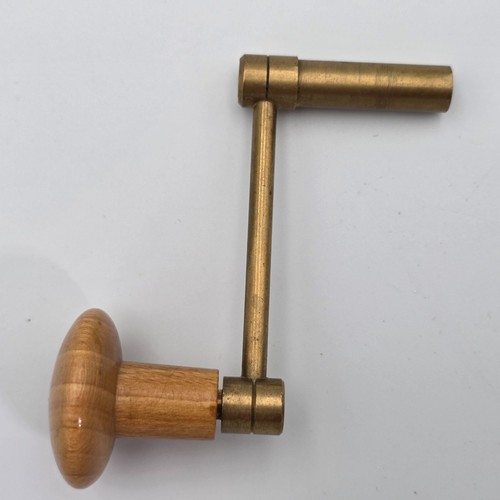 Antique clock key grandfather - clock,