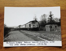 Photograph 50002 Superb Network SouthEast Train Henish Crossing  1991.