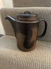 Vintage Arabia Finland Ruska Coffee Pot Ulla Procopé 1960 Excellent Condition