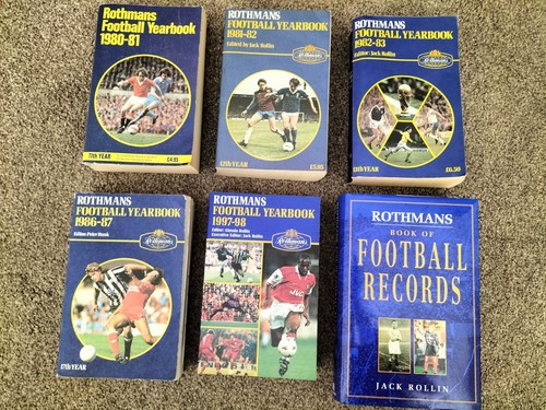 Rothmans football yearbooks - rothmans,