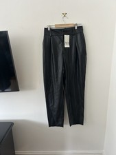 Zara Black Straight Leg Faux
