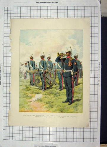 Original old antique print gun - original,
