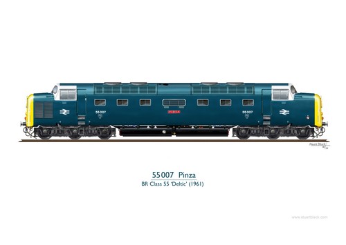 Class deltic print 55007 - class,