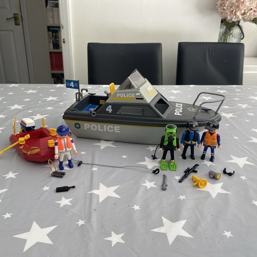 Playmobil police boat 4429 - boat,