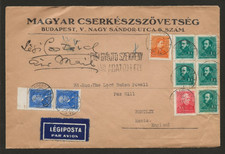 1933 - Boy Scout - Envelope Addressed to Baden Powell - From Hungary