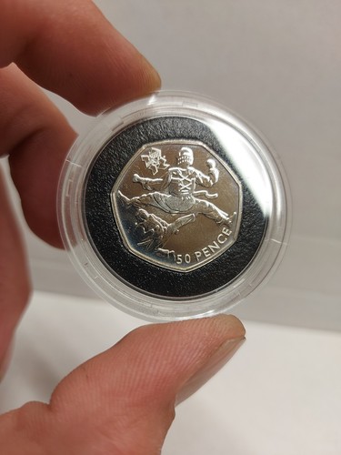 2011 olympic 50p coin 925 - 2011,