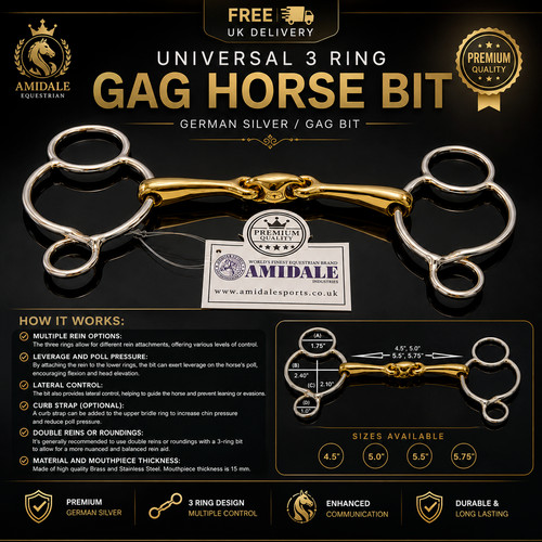 Universal ring gag horse - universal, bit