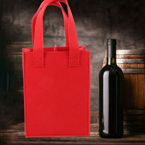 Wine gift bag with handle - bag, 2
