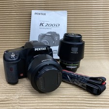 Pentax K200D Digital SLR Camera + 18-55mm / 50-200mm Lens