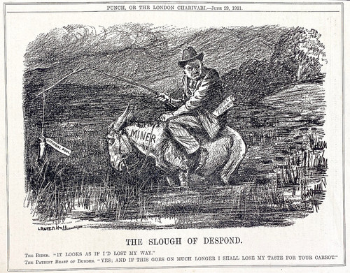 Political cartoon miners - cartoon, the