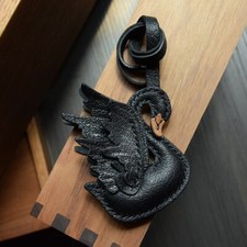 Handmade Leather Swan Bag